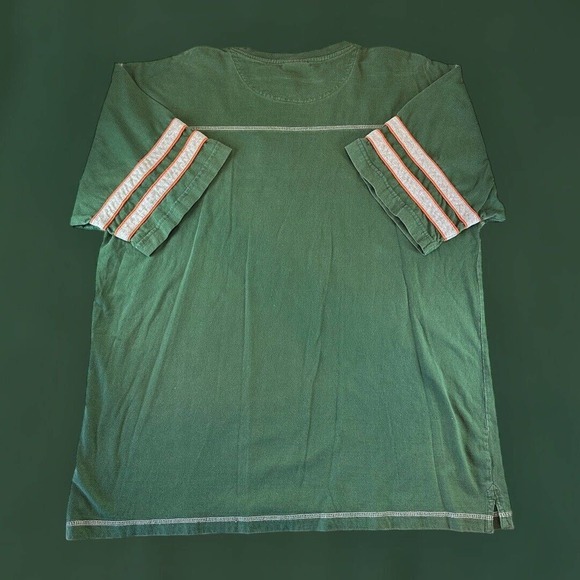 Y2K University Of Miami Hurricanes Short Sleeve Shirt Size XL Embroidered - Picture 2 of 4